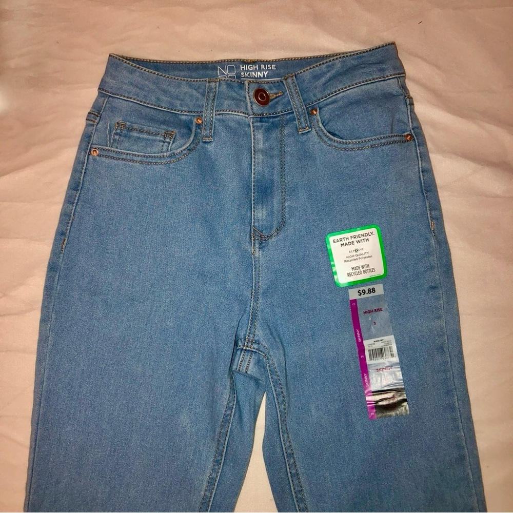 No Boundaries High Rise Skinny Jeans - Light Blue